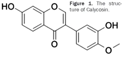 Figure 1. The struc-ture of Calycosin.