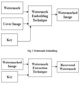 Fig. 1 Watermark Embedding 
