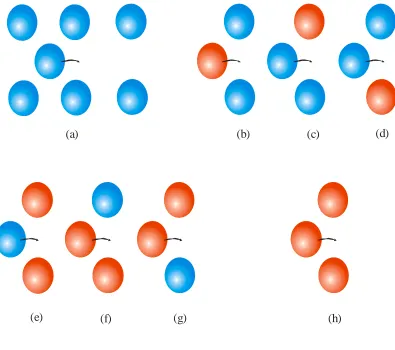 Figure 2.2:   Types of interactions in a Binary System, Three –Body Interaction Model 