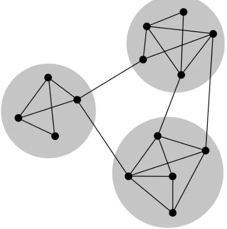 Figure 1.6: Community structure of a graph G