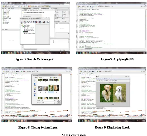 Figure 6. Search Mobile agent                                                               Figure 7