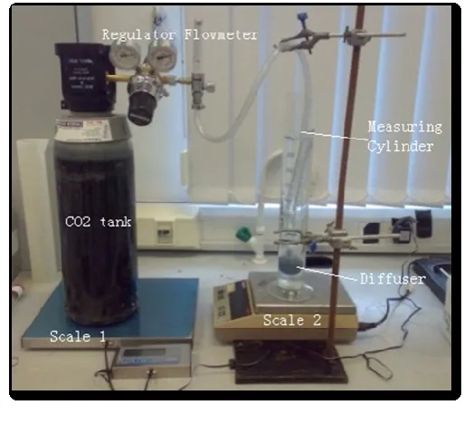 Figure 4 Experiment rig for carbon solidification process 