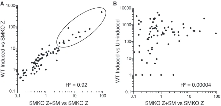 TABLE 2 Most-highly SM-upregulated genesa