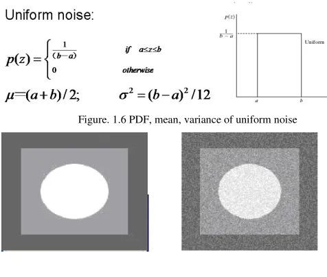 Figure. 1.5 Typical Noise Model Type  