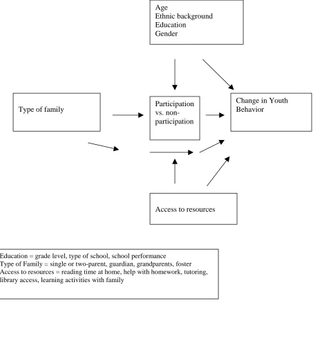 Figure 1: Schematic of factors that can affect youth development.