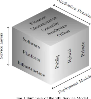 Fig 1 Summary of the SPI Service Model 