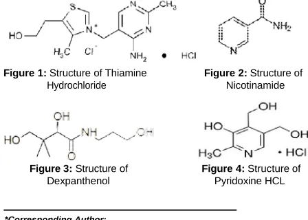 Figure 1: Structure of Thiamine Hydrochloride 