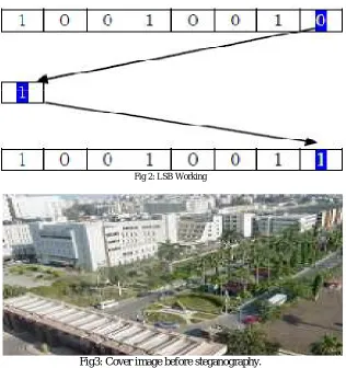 Fig 2: LSB Working 