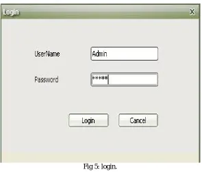 Fig 5: login.  