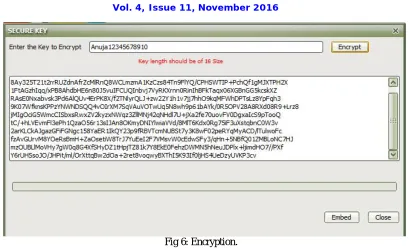 Fig 6: Encryption.  