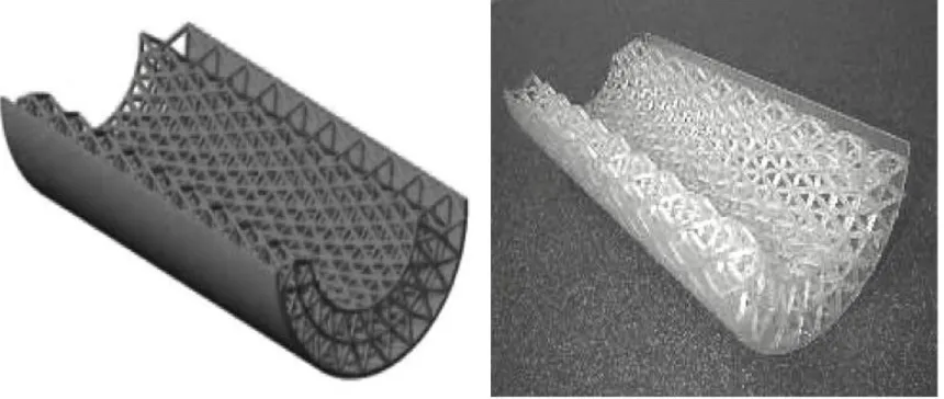 Figure 3.1. 13 Node bonding truss morphology [Wang, 2005] 