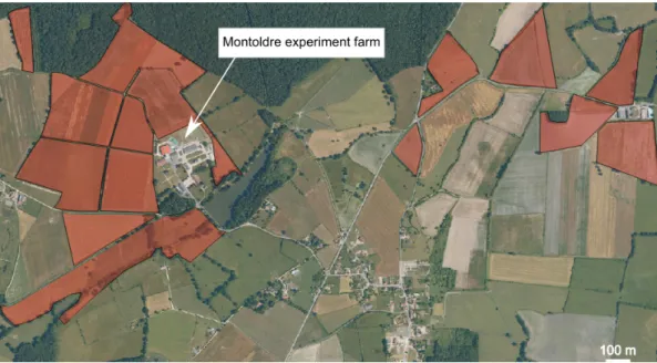 Figure 6. Montoldre experiment farm.
