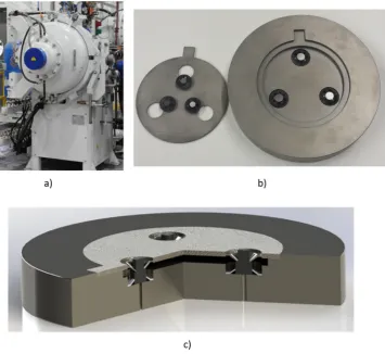 Fig. 1. Microstructure of the Ti–6Al–4V alloy: a) CG; b) UFG; (SEM).