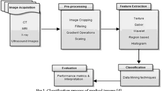 Fig 1. Classification process of medical images [4]  