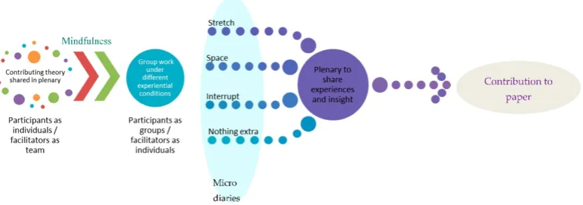 Figure 2.Figure 2. Schematic of Participant Experience at the AoM PDW. Schematic of Participant Experience at the AoM PDW