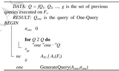 Table 2: Symbols and Notations P (σF jd) = 1 if d is returned by F and P (σF jd) = 0 