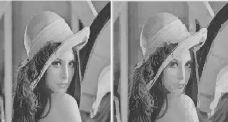 Figure 1: Original Image, Reconstructed images (4×4 block) 