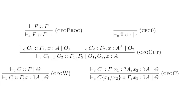 Fig. 2. Conﬁgurations of Classical Processes