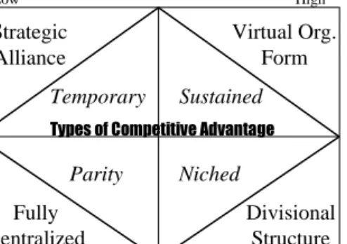 Figure 2. Synergy-Flexibility Framework of Competitive Advantage