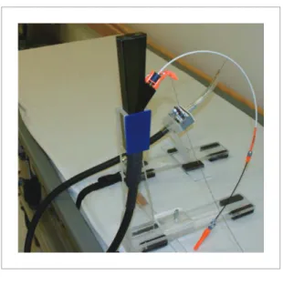 Figure 2.  Mechanical simulators mounted on gurneys for group teaching