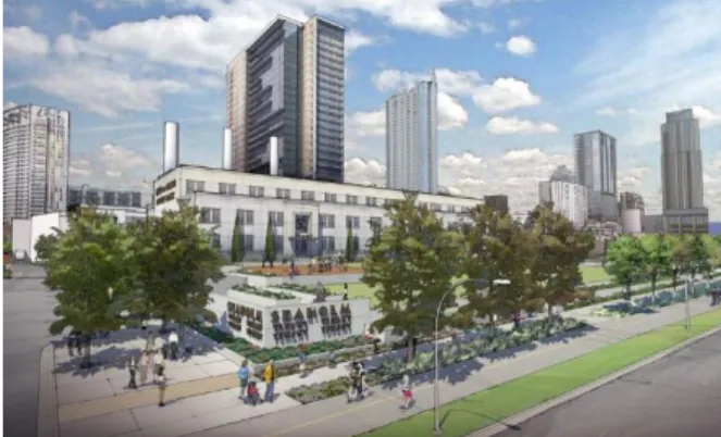 Figure 4: Rendering of planned development. Source: The  Austin Statesman.