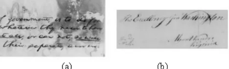 Fig 1. Degraded document image taken from DIBCO dataset  