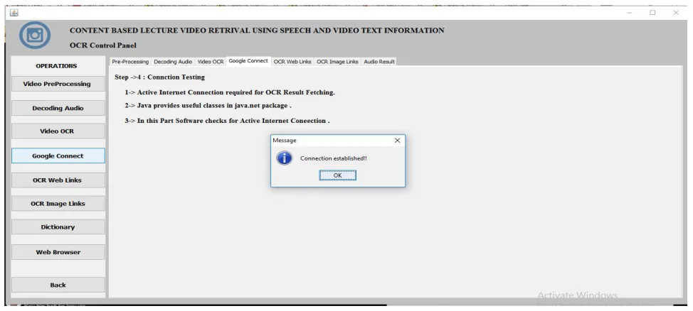 Figure 4. Extraction of text from  images  