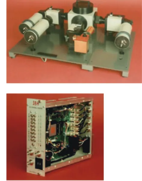 Figure 2     Model 5000W SAFE and its 16 chan- chan-nel TCSPC multiplexing module.