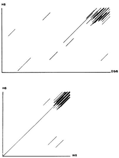 FIG. 11. Comparison of putative control sequences for the expression of gene 7.