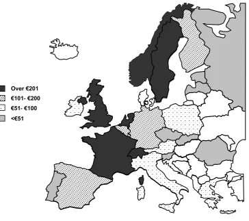 Figure 16.5.  Mean costs per successful interview (based on ESS Round 3 2006 figures)