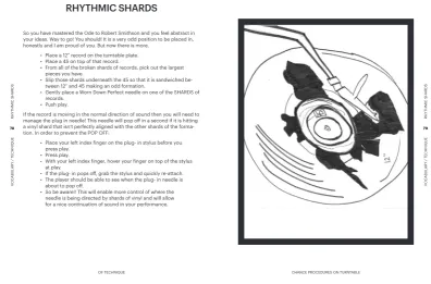 Figure 1.4 Explanation of ‘Rhythmic Shards’, an experimental turntable technique in Chavez (2012, p