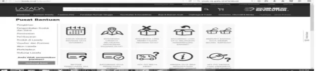 Figure 1: Lazada’s services menu 