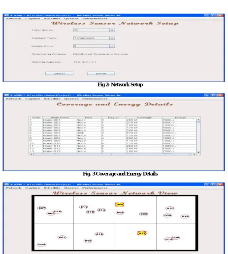 Fig 2: Network Setup 