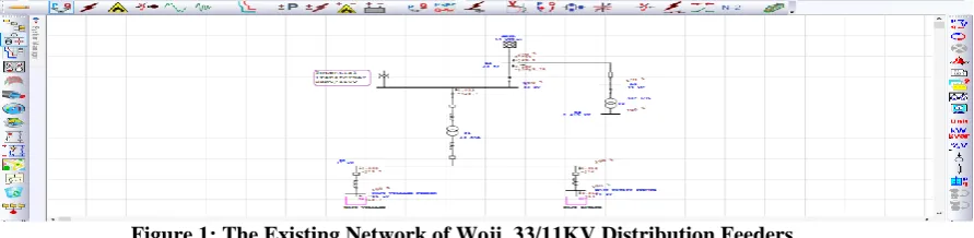 Figure 2: Post-Upgrade Single Line Diagram of Woji Village 11KV Network 