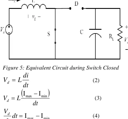 Figure 6: Equivalent Circuit during Switch Opened 