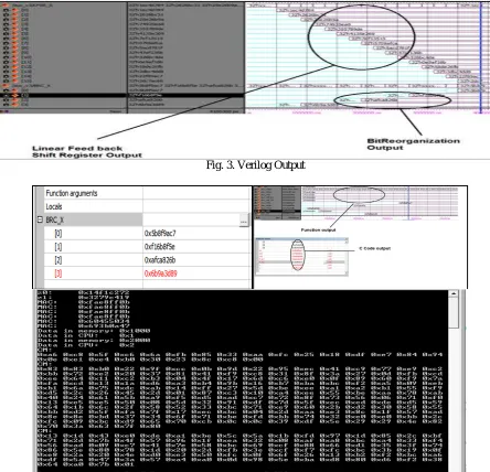 Fig. 3. Verilog Output 