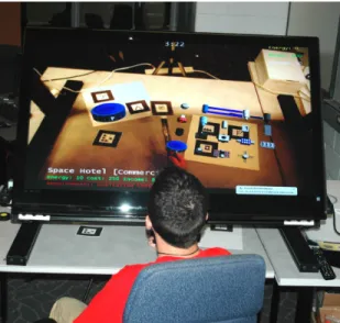 Figure 1:  The desktop display in use. 