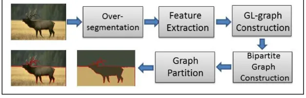 Fig. 2 Existing Graph cut system for image segmentation 