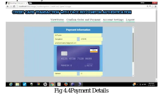 Fig 4.2 Image upload and Face Detection  