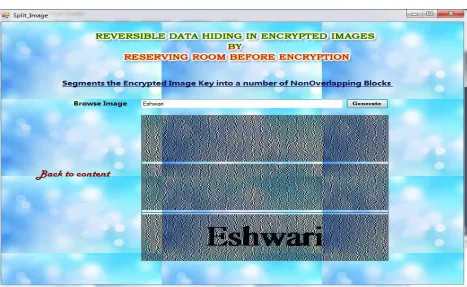 Fig 3: The Encryption process completion message displayer. 