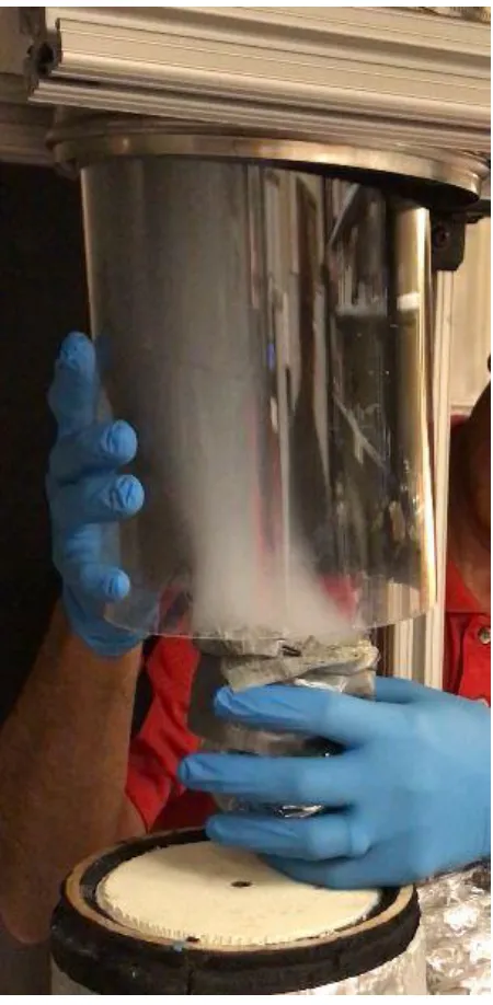 Figure 13. Visualization of glycerin testing with additional ducting modifications. 