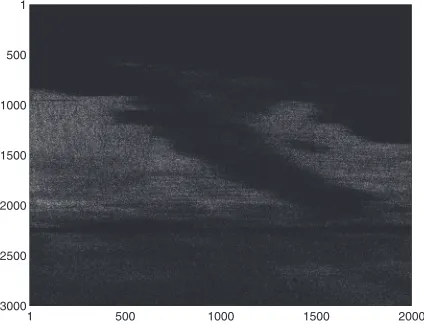 Fig. 16. Real SAR L-band data SAR GOMoil_07601_10052_101_100622_L090_CX_02 detection map for the M-PDD-GLRT with K = 9 and N = 3