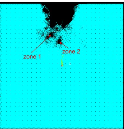 Fig. 12 Pit-to-crack transition for the case of subsurface pit 