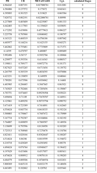 Table 3. Testing results 