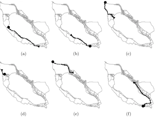 Figure 3.10: Hot routes in San Francisco data map