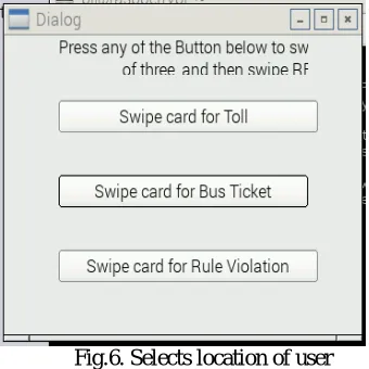 Figure 7 shows the web login page for smart card access. User gets access by entering mobile number and password which is already registered on database