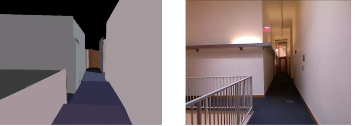Figure 1-4: Human-occupied environments have predictable features, such as walls and floors, which can be used to improve localization and mapping
