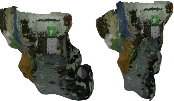 Figure 3.19: The 3D reconstruction of the visionlab sequence, rendered.