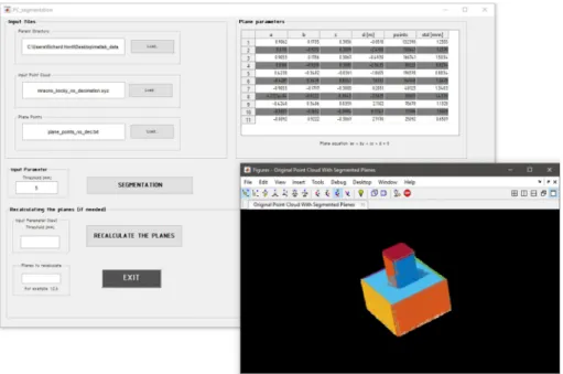 Fig. 6. Dialog window of the application 