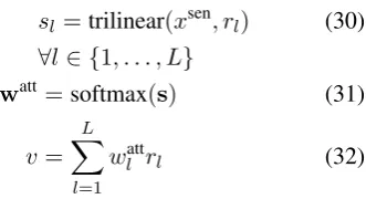 Table 2: Comparison with existing approaches: Na¨ıve Fusion (Alamri et al.tional Fusion (Bansaland Hierarchical Attention with pre-trained embedding (approach, we report its corpus-wide scores on BLEU-1 through BLEU-4, METEOR, ROUGE-L and CIDEr